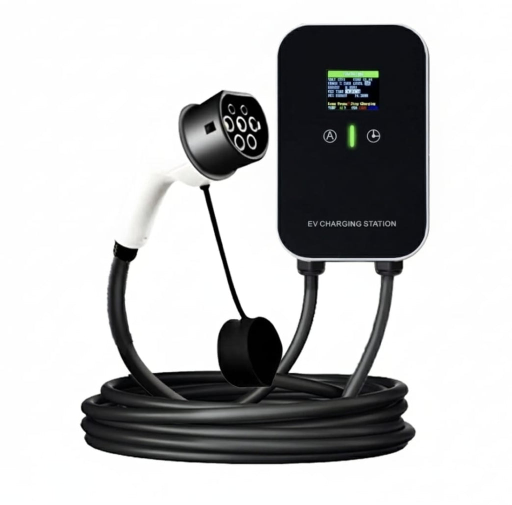 7KW Type 2 Wifi +BT Single Phase Wall Mount EV Charger