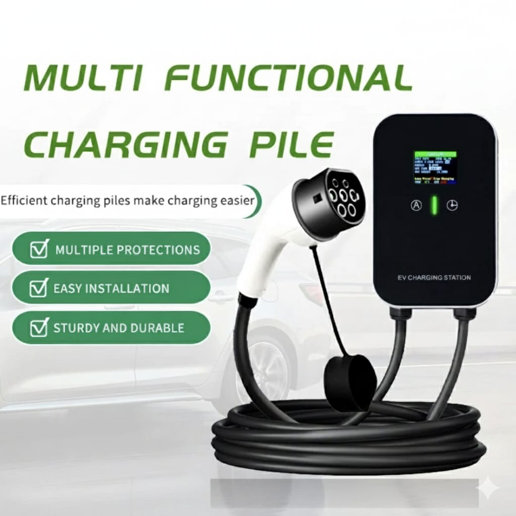 22KW 32A Wall Mount EV Charger, Wifi + BT, 3 Phase