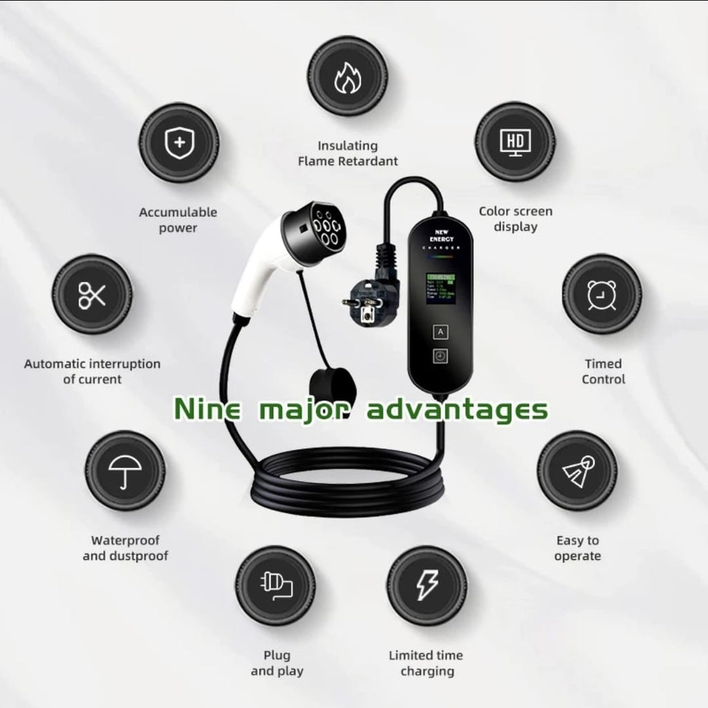 New Energy 3.5KW 16amp Portable Charger